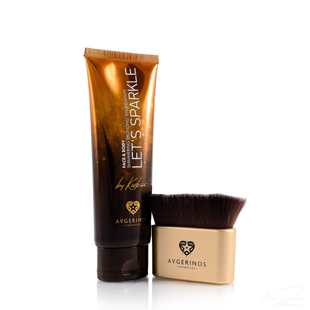 Let's Sparkle Bronzer Glitter Face and Body Face & Face & Body Bronzing Foundation 120ml