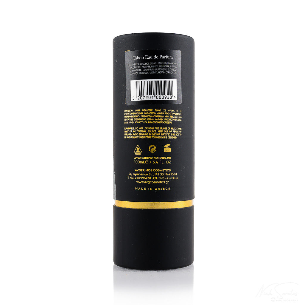 Καλλυντική κολόνια Eau de Parfum με αρωμα Taboo της Avgerinos Cosmetics στο eshop του Φαρμακείου Avgerinos Pharmacy
