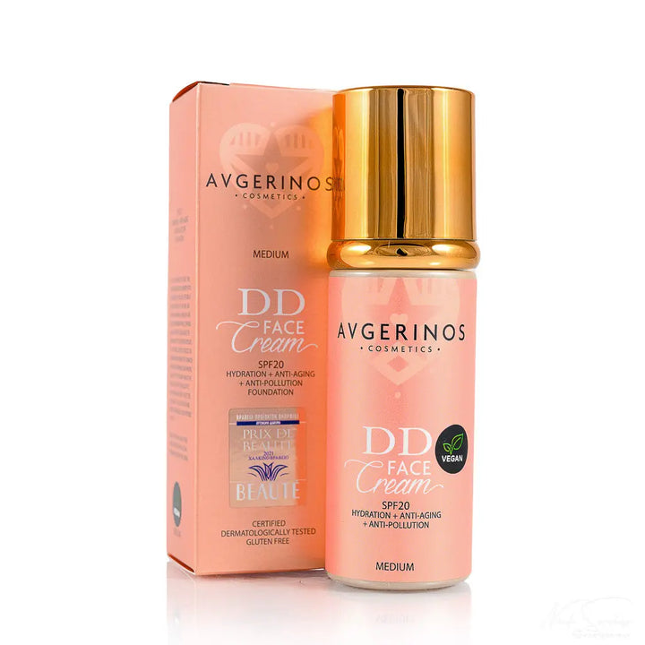 Καλλυντική DD Κρέμα Προσώπου Foundation με spf χρώμα της Avgerinos Cosmetics στο eshop του Φαρμακείου Avgerinos Pharmacy