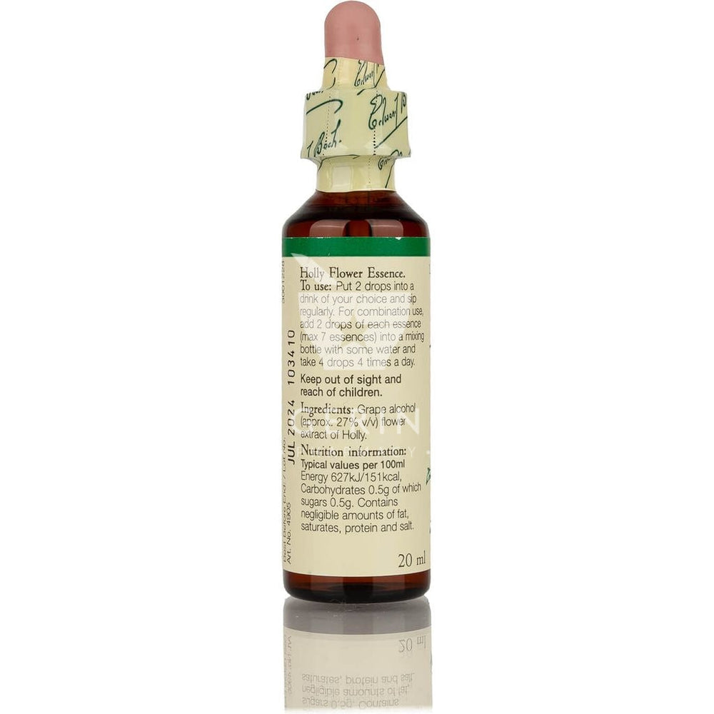 A Bach Holly + Original Flower Remedies