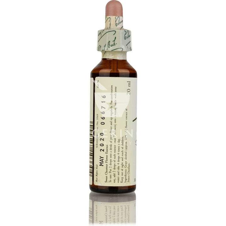 Συστατικά από Ανθοΐαμα Γεμμοθεραπείας Bach Sweet Chestnut, για βαθιά απόγνωση και απελπισία, συμπληρωμα διατροφής σε σταγόνες απο το Φαρμακείο Avgerinos