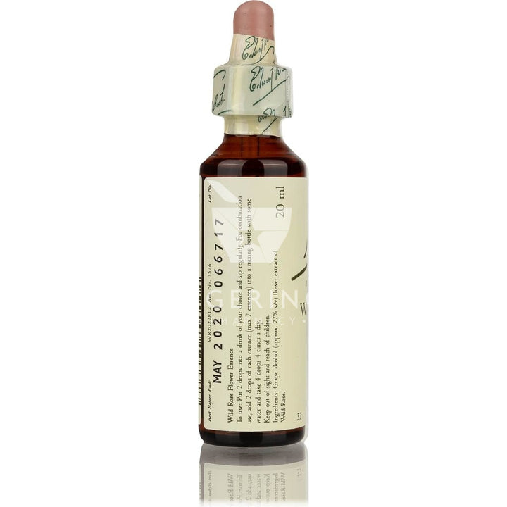 Συστατικά από Aνθοΐαμα Bach Wild Rose, για απάθεια και παραίτηση απο τη ζωή, συμπληρωμα διατροφής σε σταγόνες απο το Φαρμακείο Avgerinos