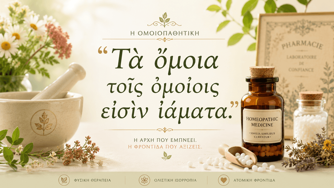 Η Ιστορία της ομοιοπαθητικής! - Avgerinos Pharmacy