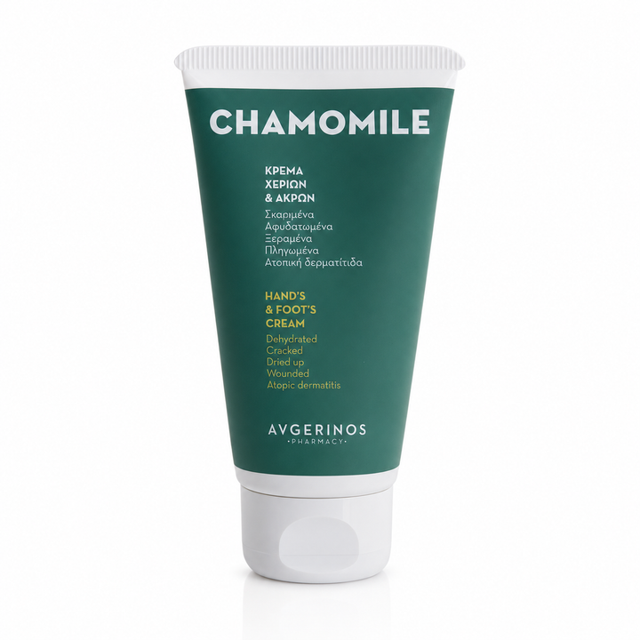 Chamomile, Herbal Cream for dehydrated hands &amp; extremities with Natural Chamomile, 70ml