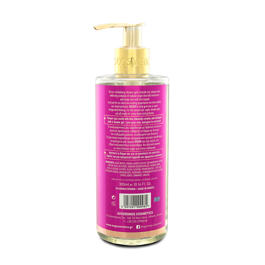 Queen Αφρόλουτρο / Gel doccia 300ml