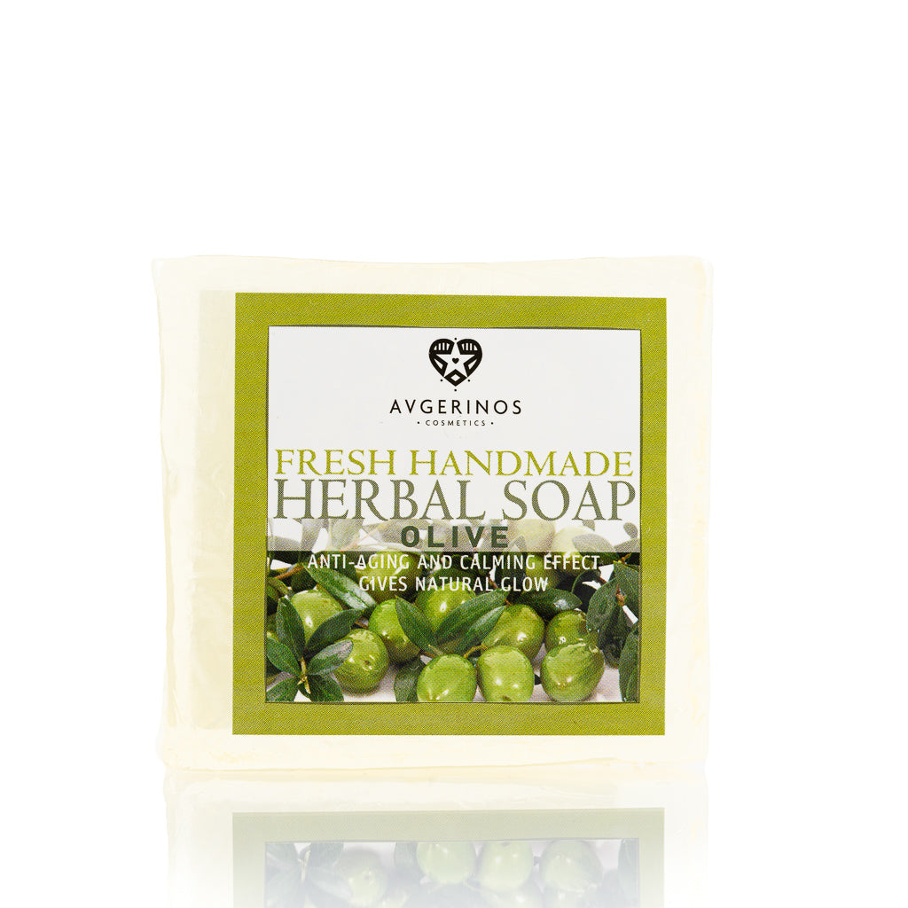 Sapone vegetale fresco fatto a mano con olio d'oliva/fresco fatto a mano, sapone alle erbe con oliva 100g