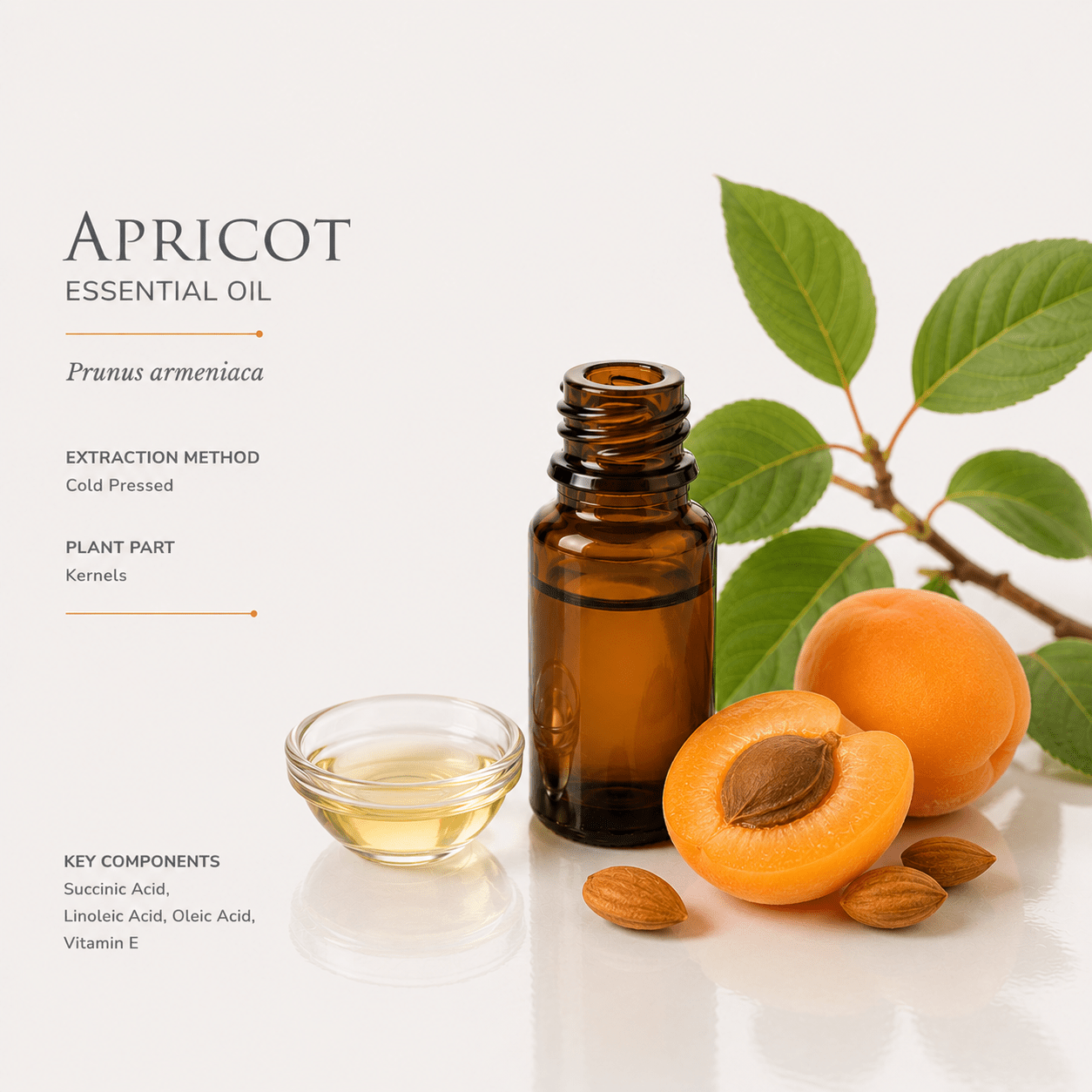 Αιθέριο έλαιο Βερίκοκο (Apricot), φαρμακευτικής & καλλυντικής χρήσης - Avgerinos Pharmacy