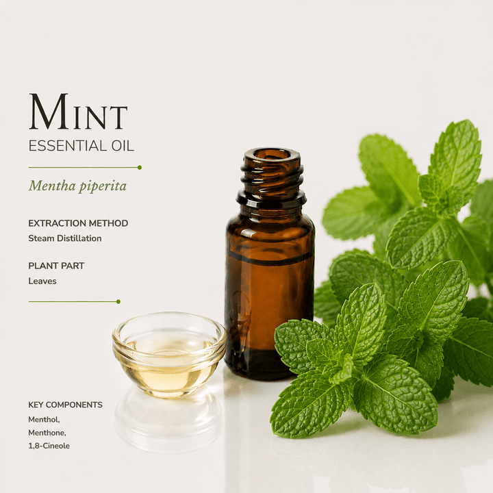 Αιθέριο έλαιο Μέντα (Mint), φαρμακευτικής &amp; καλλυντικής χρήσης - Avgerinos Pharmacy