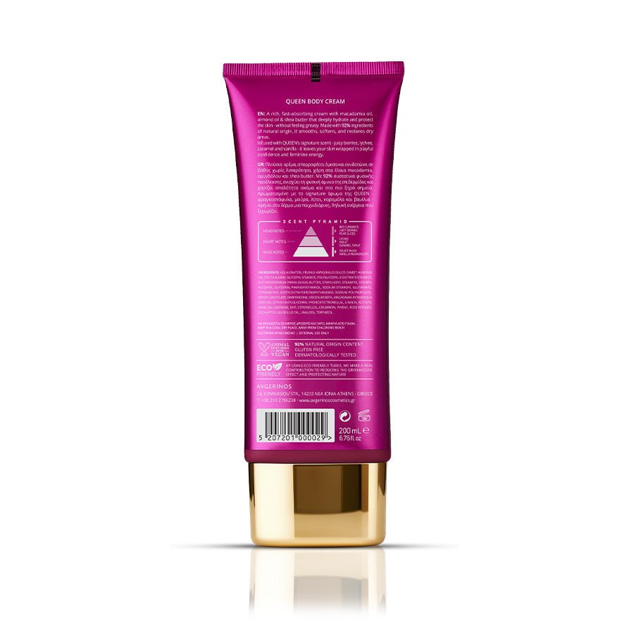 Queen Κρέμα Χεριών &amp; Σώματος / Hands &amp; Body Cream 200ml - Avgerinos Pharmacy