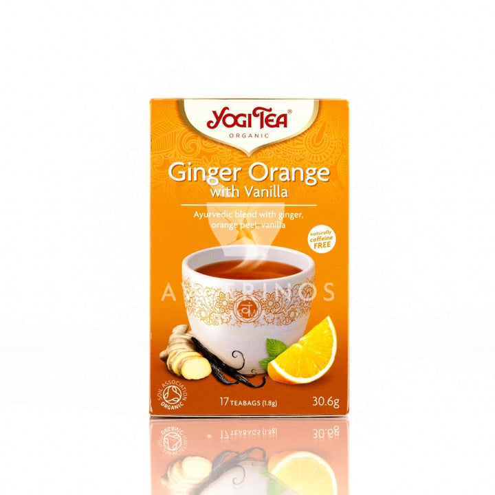 Τσάι με Τζίντζερ,Πορτοκάλι και Βανίλια από την Yogi Tea στο eshop του Avgerinos Pharmacy