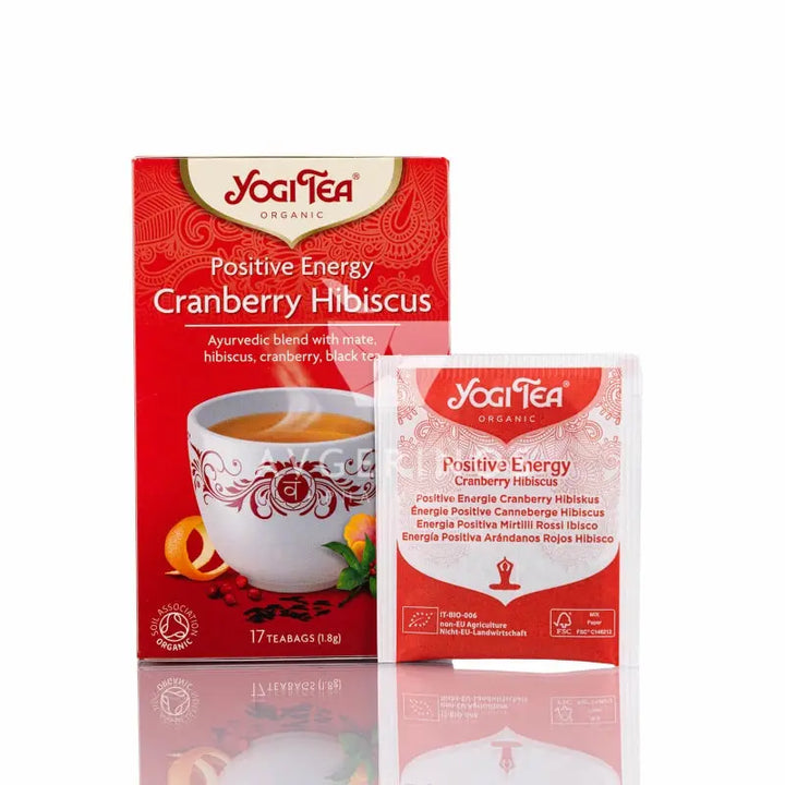 Τσάι  Cranberry Hibiscus από την Yogi Tea στο eshop του Avgerinos Pharmacy