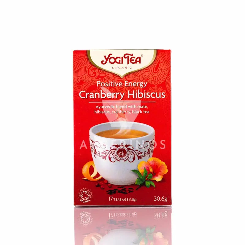 Τσάι Cranberry Hibiscus από την Yogi Tea στο eshop του Avgerinos Pharmacy