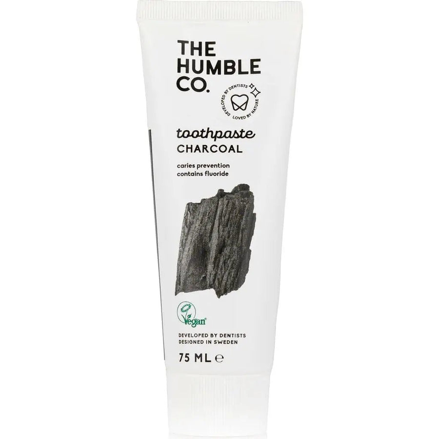 Φυσική Οδοντόκρεμα με Ενεργό Άνθρακα / Natural Toothpaste Charcoal 75ml Humble