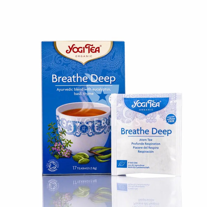 Τσάι Breathe Deep που απελευθερώνει την αναπνοή από την Yogi Tea στο eshop του Avgerinos Pharmacy