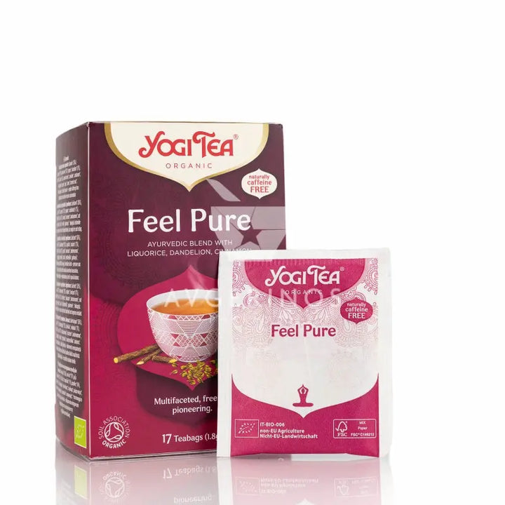 Τσάι Feel Pure για αποτοξίνωση από την Yogi Tea στο eshop του Avgerinos Pharmacy