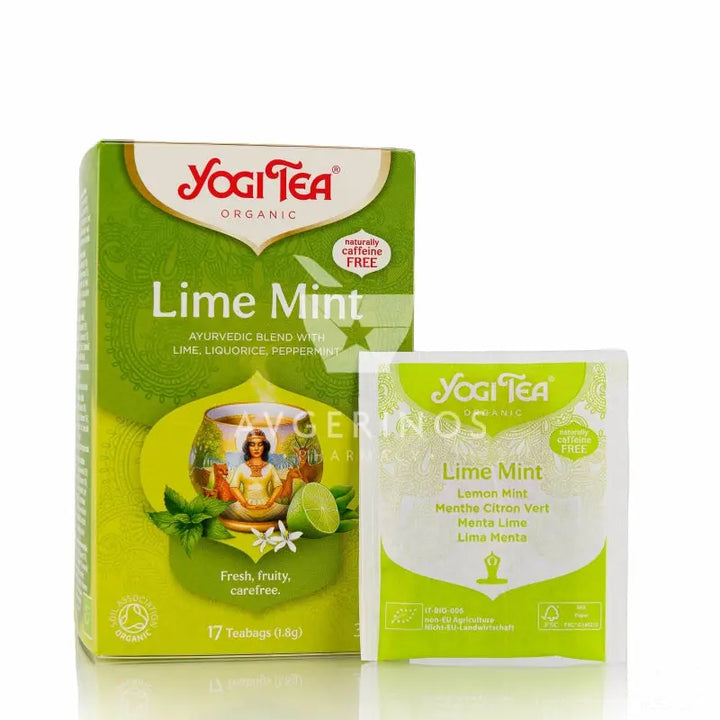 Τσάι με Lime και Μέντα από την Yogi Tea στο eshop του Avgerinos Pharmacy