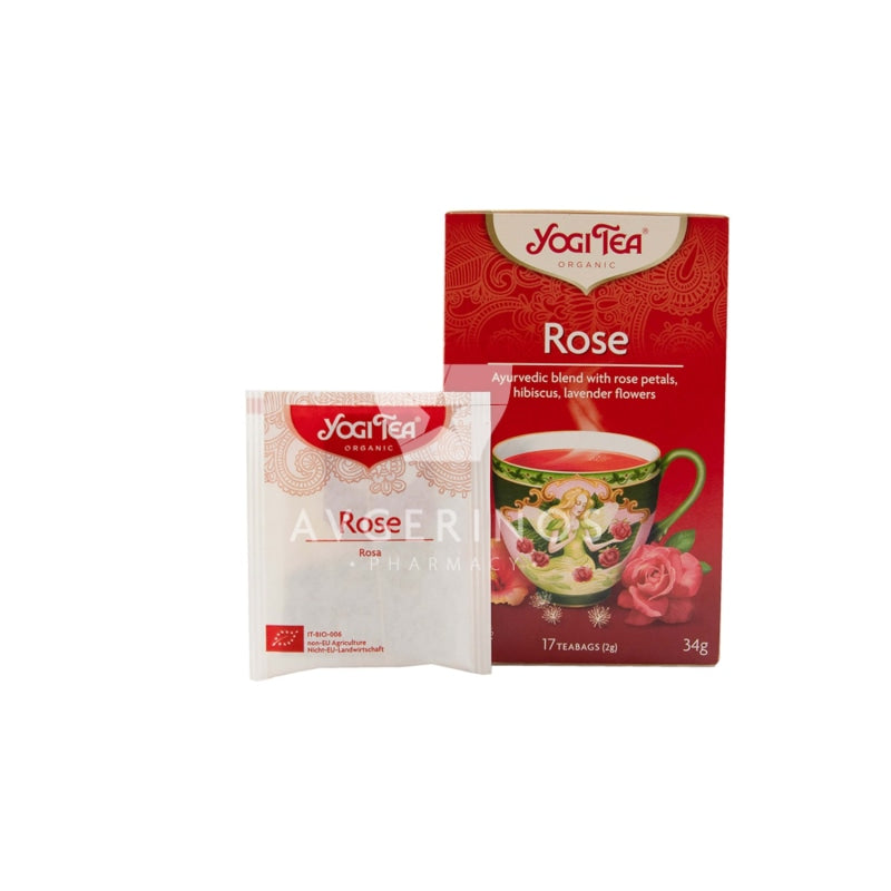 Τσάι Τριαντάφυλλο από την Yogi Tea στο eshop του Avgerinos Pharmacy