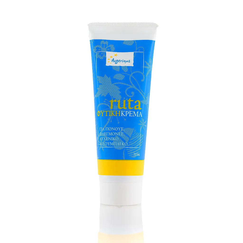 Σωληνάριο με φυτική θεραπευτική κρέμα ruta από το εργαστήριο του φαρμακείου Αυγερινός